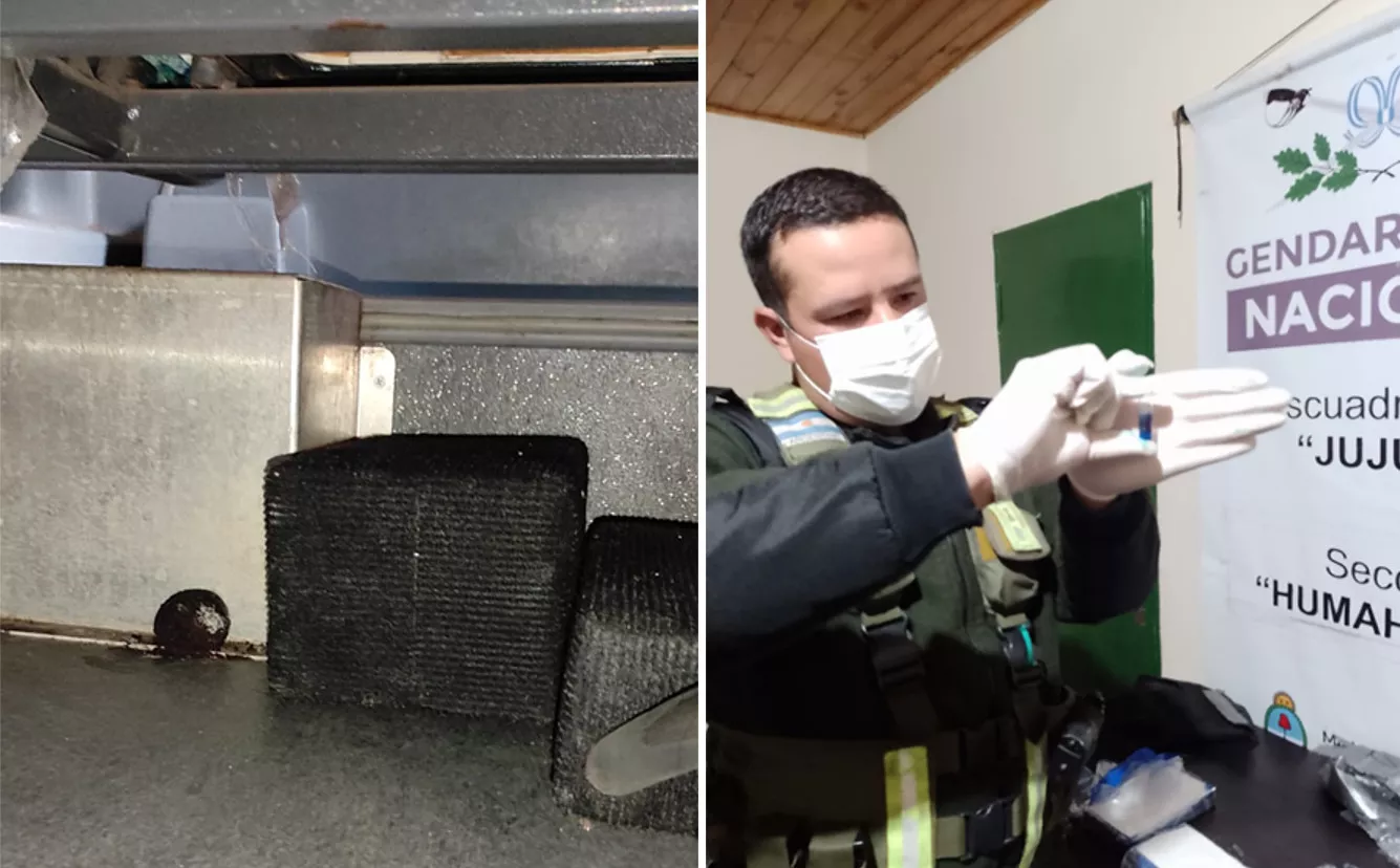 reporte cocaina gendarmeria