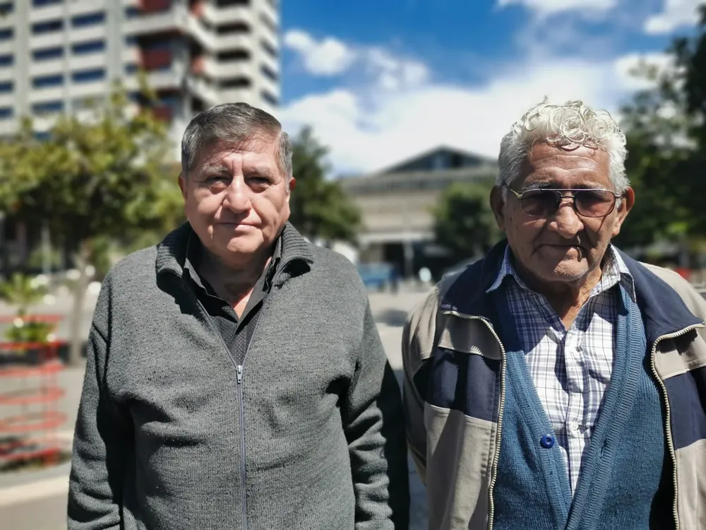 Juan Carlos Mamani y Sergio Camacho jubilados