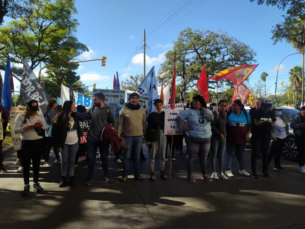 marcha izquierda rechazo constitución