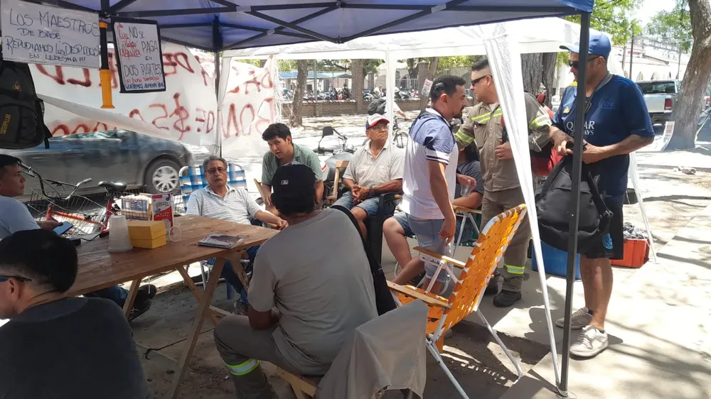 acampe trabajadores ledesma