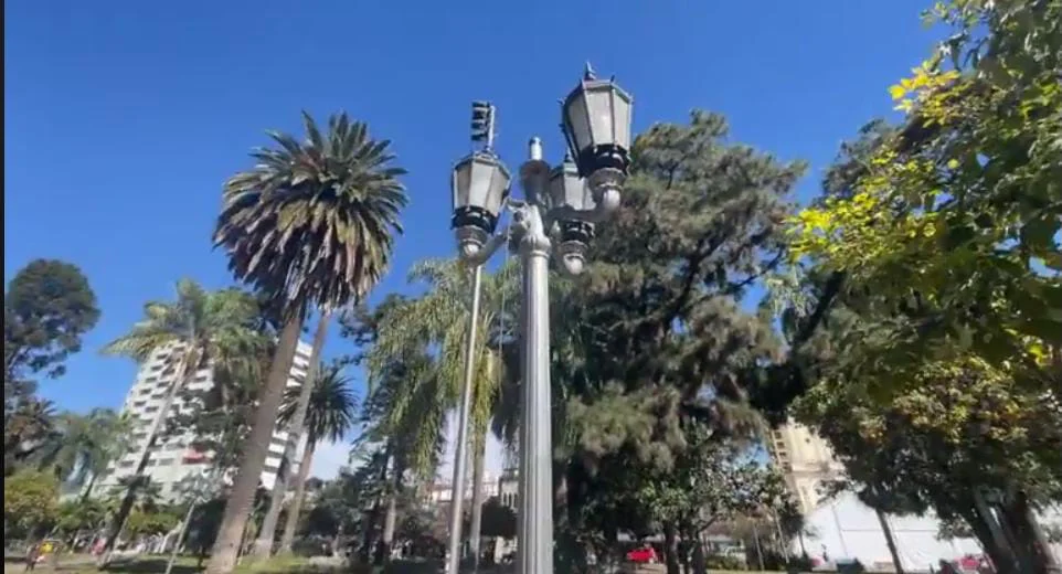 plaza belgrano destrozos festejos