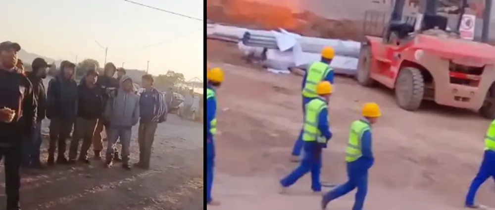 trabajadores planta litio perico