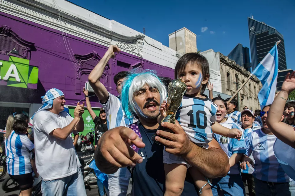 mundial festejos argentina santiago del estero
