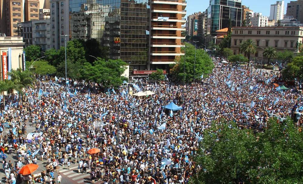 mundial festejos argentina cordoba