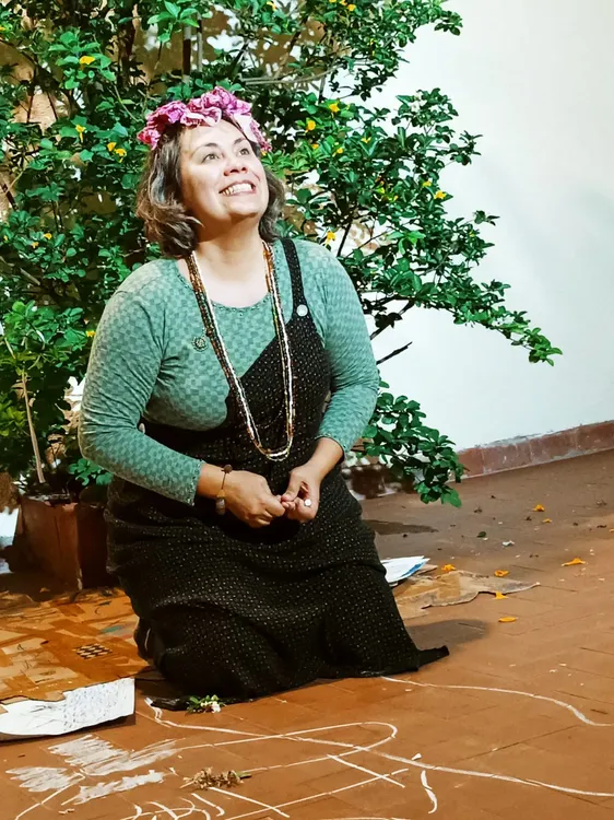 Teatro mariposas después de la lluvia