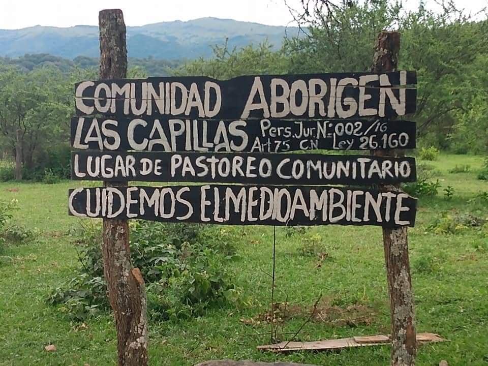 comunidad aborigen las capillas
