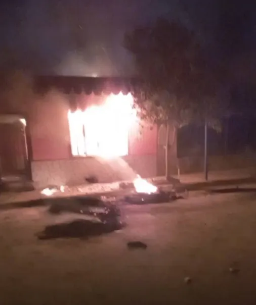 casa incendiada del asesino tamara