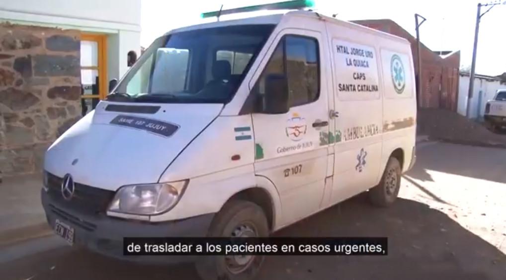 santa catalina ambulancia