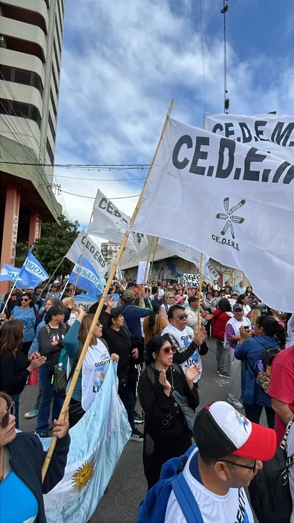 marcha gremios docentes y sociales