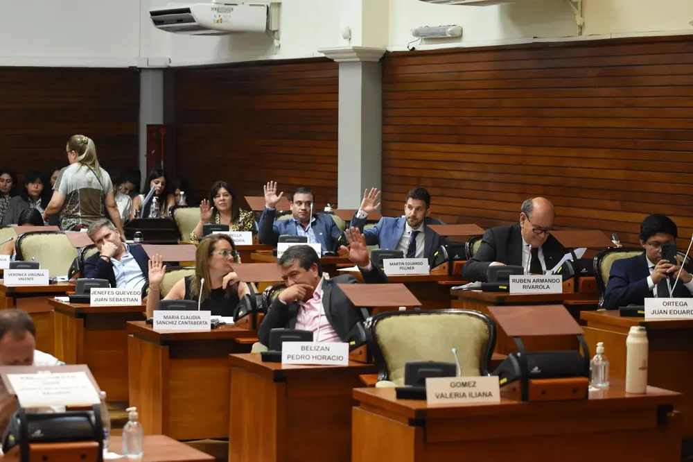 Última sesión diputados provinciales legislatura 6