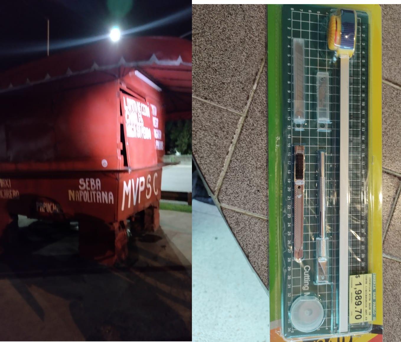 comando de seguridad - secuestro de elemento robadoe  libreria