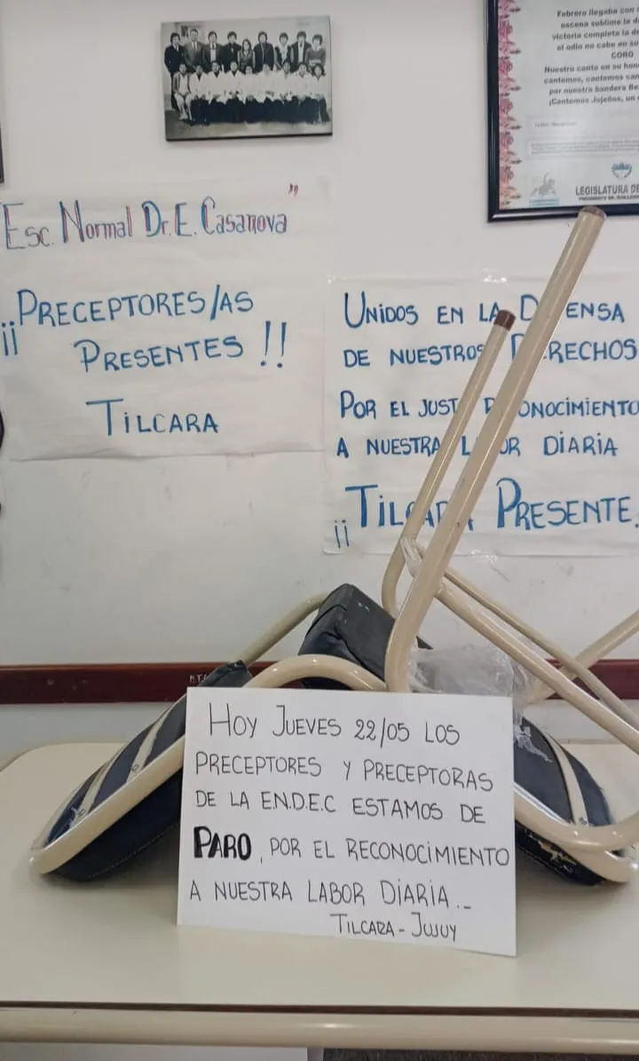 preceptores paro