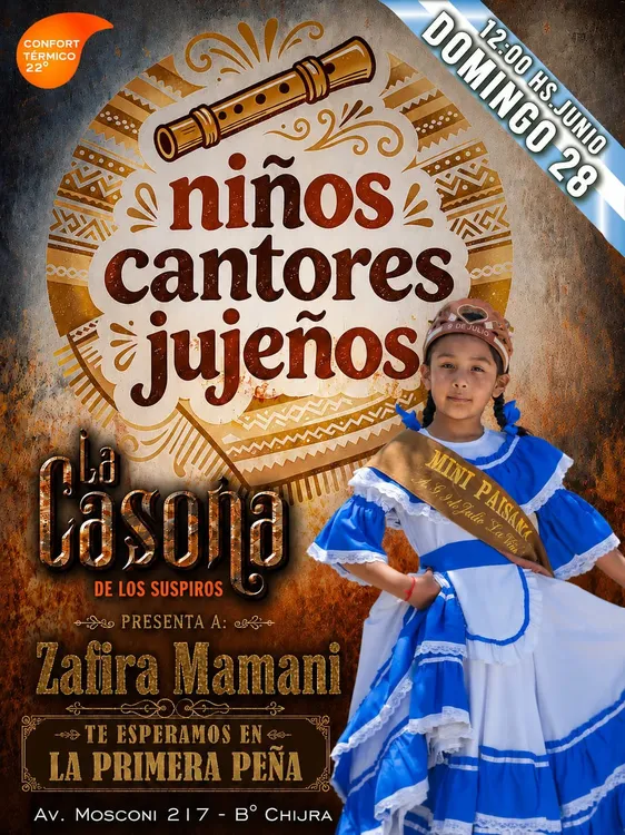 niños cantores jujeños zafira