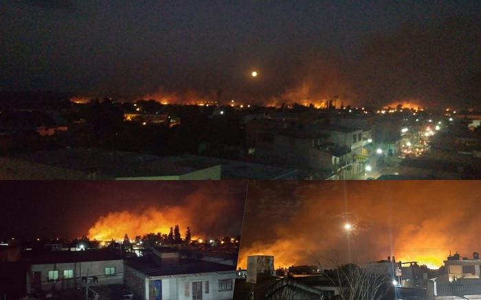 incendio pastizxales