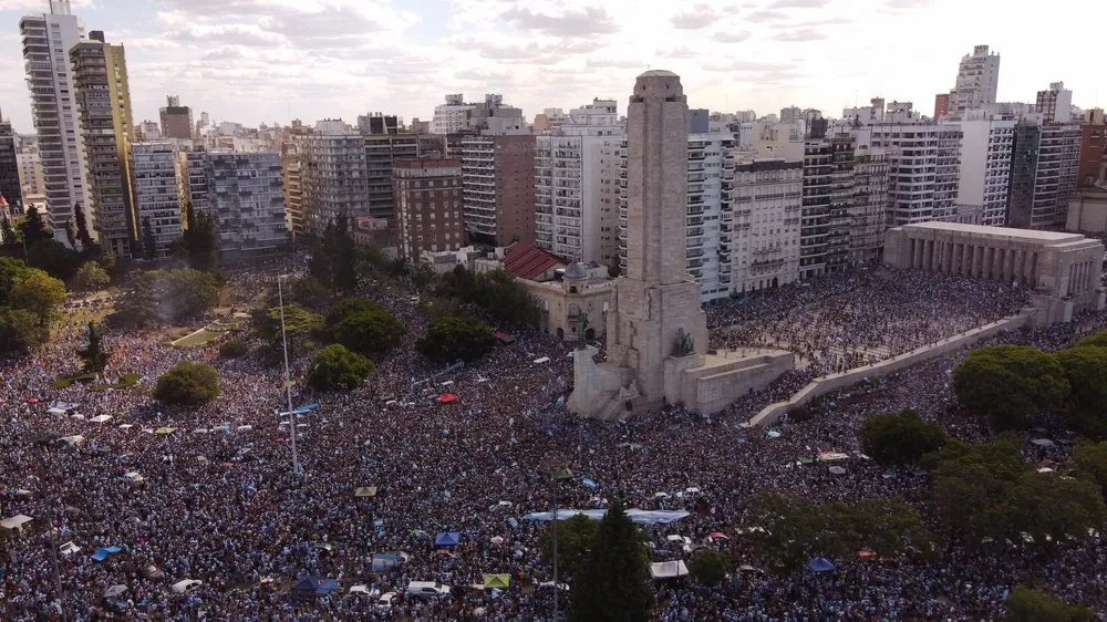 mundial festejos argentina rosario