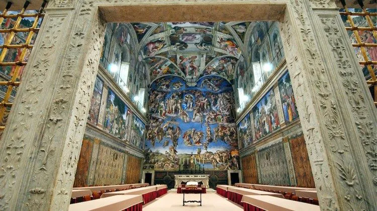 CAPILLA SIXTINA DONDE TIENE LUGAR LA ELECCION