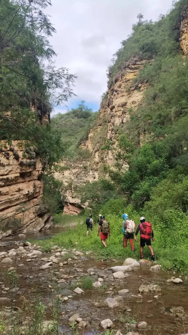 Canyoning localidad El Fuerte