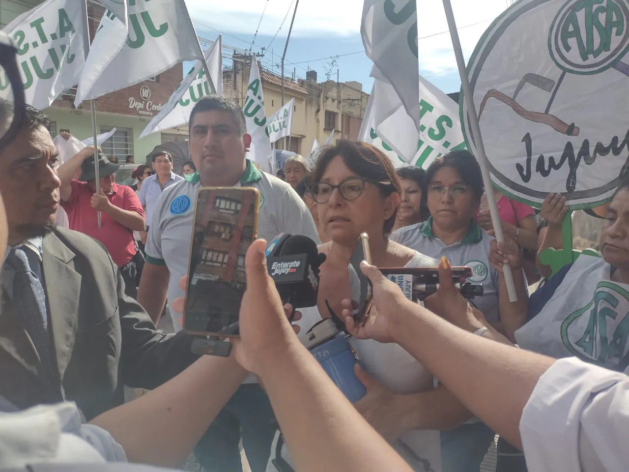 Paro movilización ATSA viviana López 1