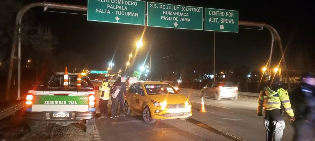 taxi contramano alcohol