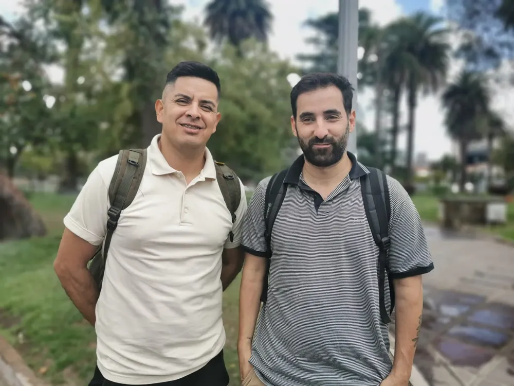 Alejandro Vega - Candidato a Sec. gremial por la Lista nacional Multicolor y Sebastián Copello.