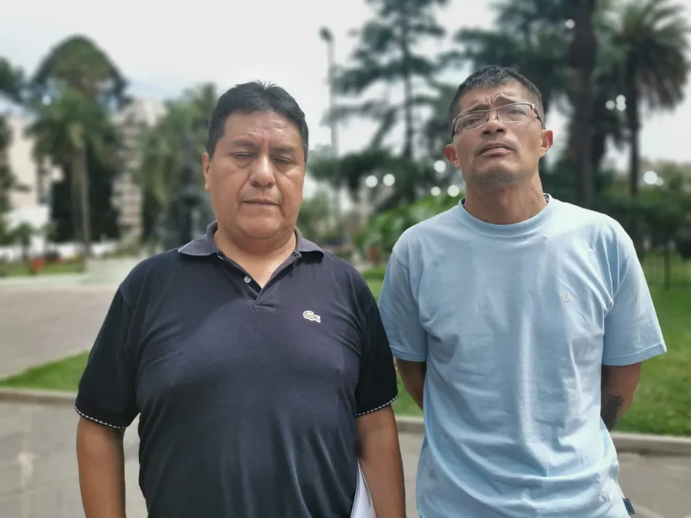 Máximo Rodríguez y Ariel Contreras, candidatos de la Lista Negra de UTA Jujuy