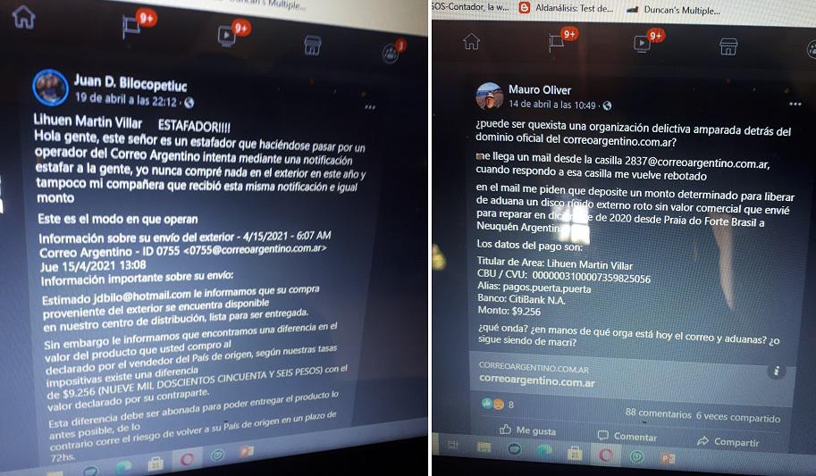estabas correo