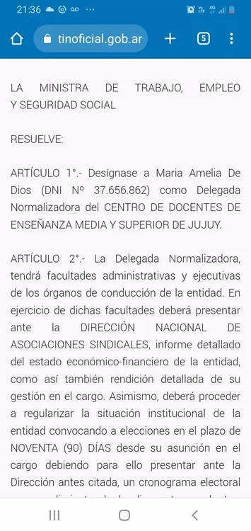 amelia de diso designacion