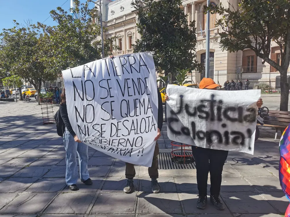 desalojo juella manifestantes