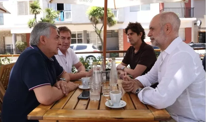 larreta, morales, Lousteau en mar del plata
