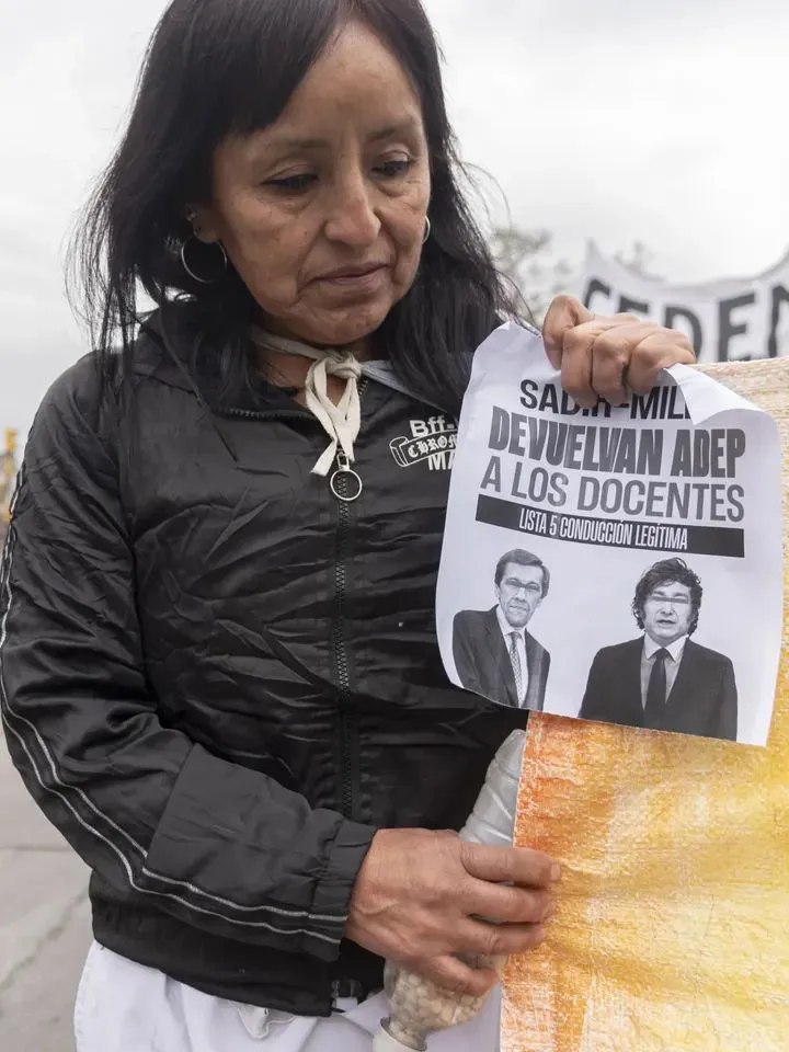 Marcha docentes sadir milei