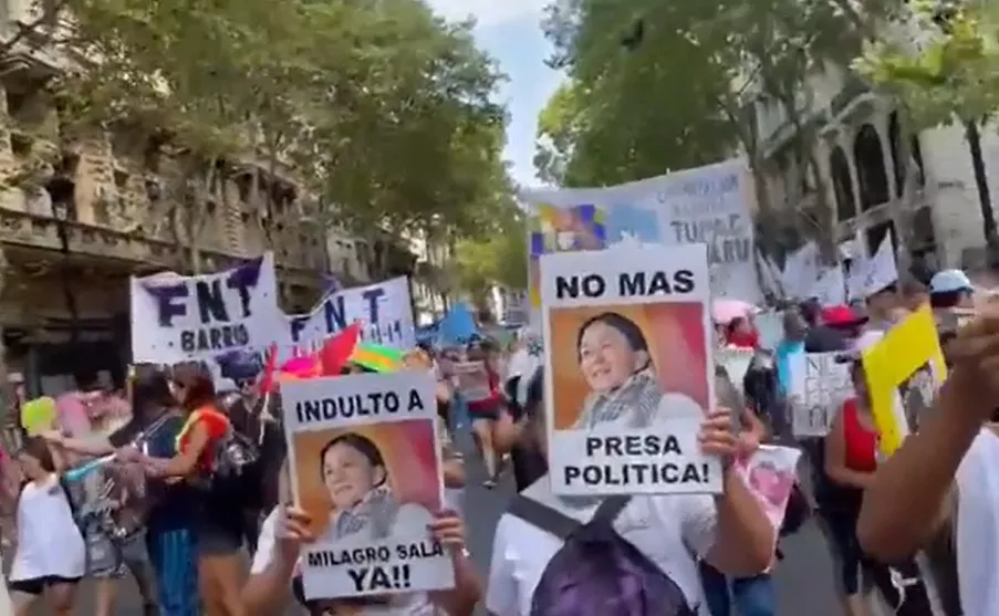 MARCHA FRENTE MILAGRO SALA1