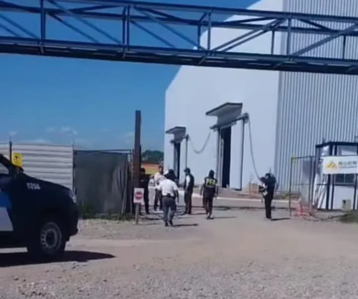 Parque industrial trabajadores chinos