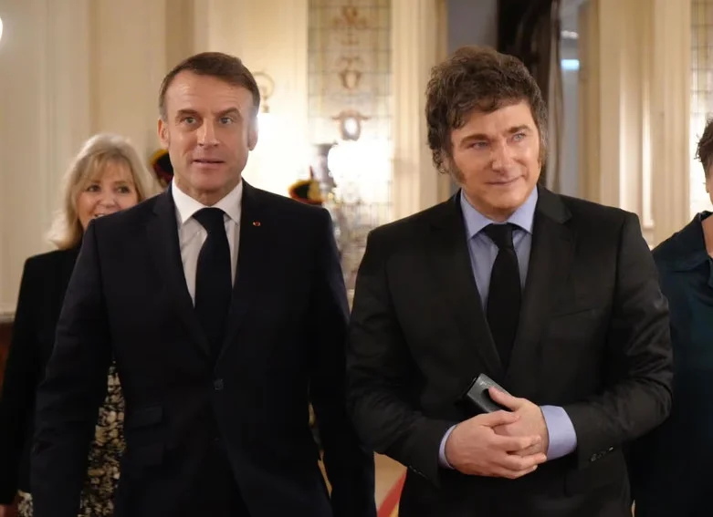 emmanuel macron javier milei