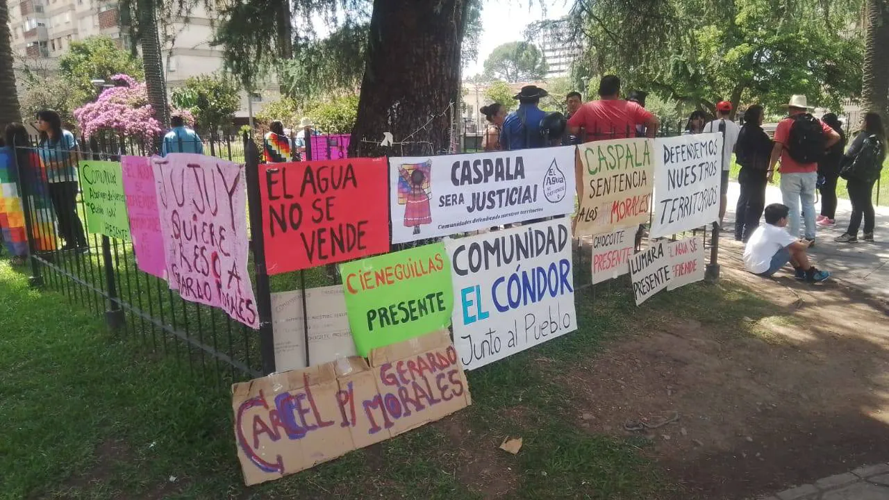 PROTESTA PLAZA BELGRANO CASPALA