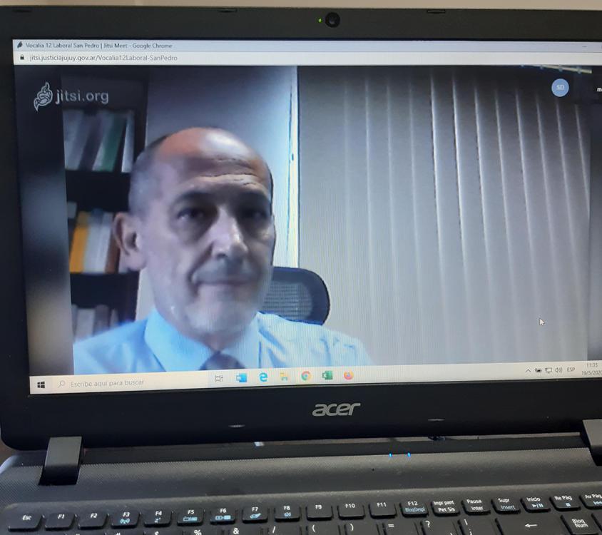 1VIDEOCONFERENCIA - Tribunal del Trabajo - Sala IV - Juez Dr. Oscar Nuttini