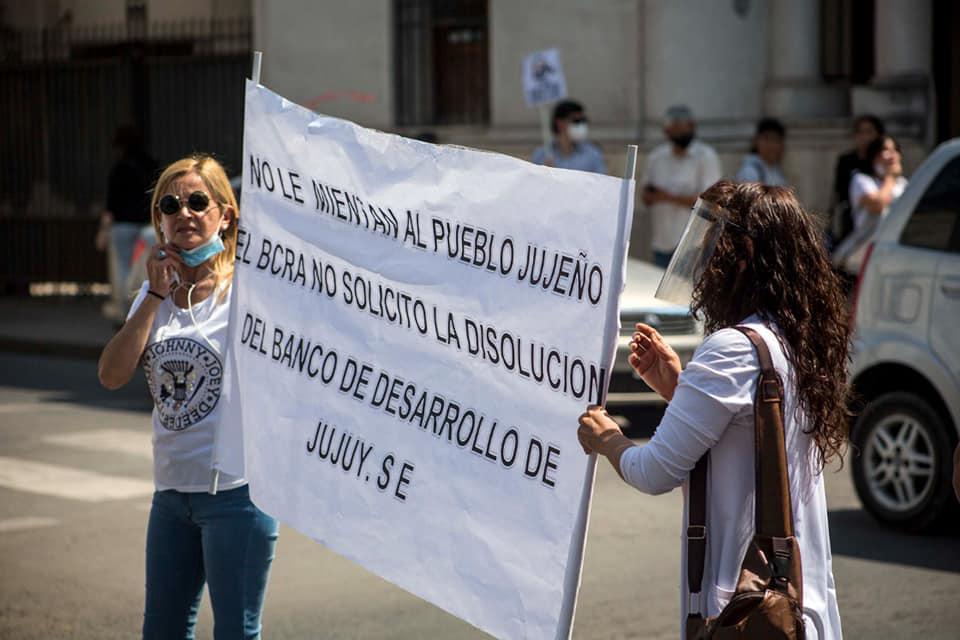 banco desarrollo protesta